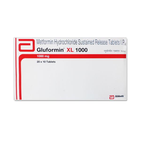 GLUFORMIN XL 1000 mg ( METFORMIN HCL TAB ) - IndMed