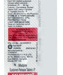 CALCIGARD 10MG RETARD TAB SR
