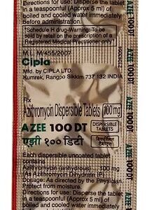AZEE 100MG TAB DT