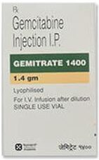 GEMITRATE 1400MG INJ