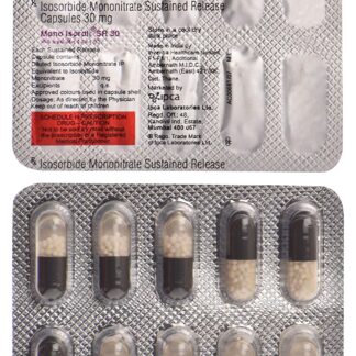 MONO ISORDIL 30MG CAP