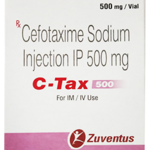 C TAX 500MG INJ