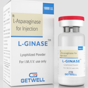 L GINASE 10000IU INJ