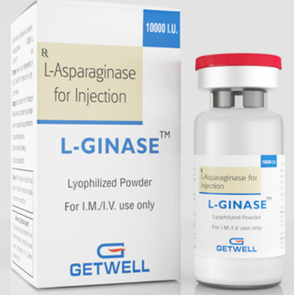 L GINASE 10000IU INJ