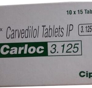 CARLOC 3.125MG TAB