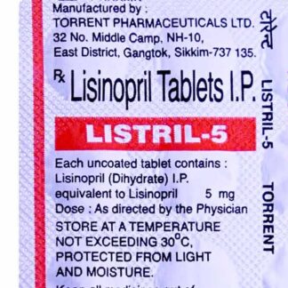 LISTRIL 5MG TAB 15'S