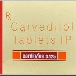 CARDIVAS 3.125MG TAB