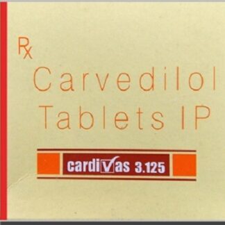 CARDIVAS 3.125MG TAB