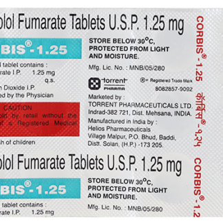 CORBIS 1.25MG 15'S TAB