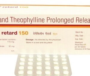 DERIPHYLLIN RETARD 150 TAB PR