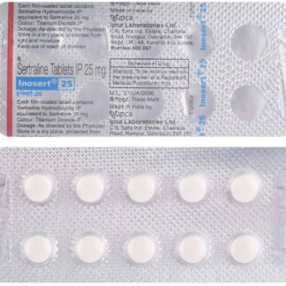 INOSERT 25MG TAB